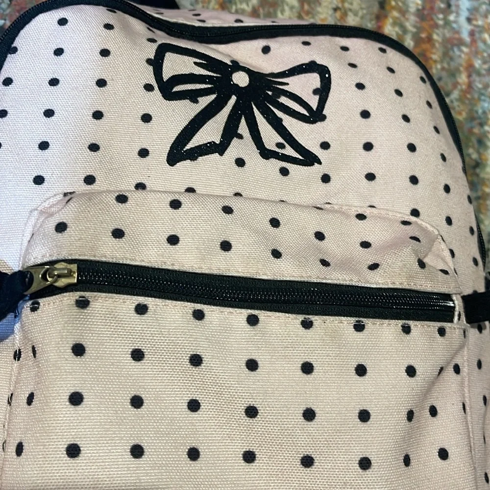 Pottery Barn Emily and Meritt dotty bow backpack - Picture 2 of 7